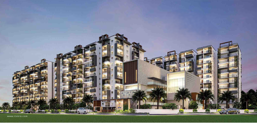 Communities Risinia Skyon is a gated community project in Bachupally, Hyderabad, offering 2 and 3 BHK apartments on 5.6 acres